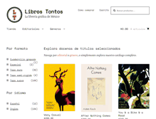 Tablet Screenshot of librostontos.com